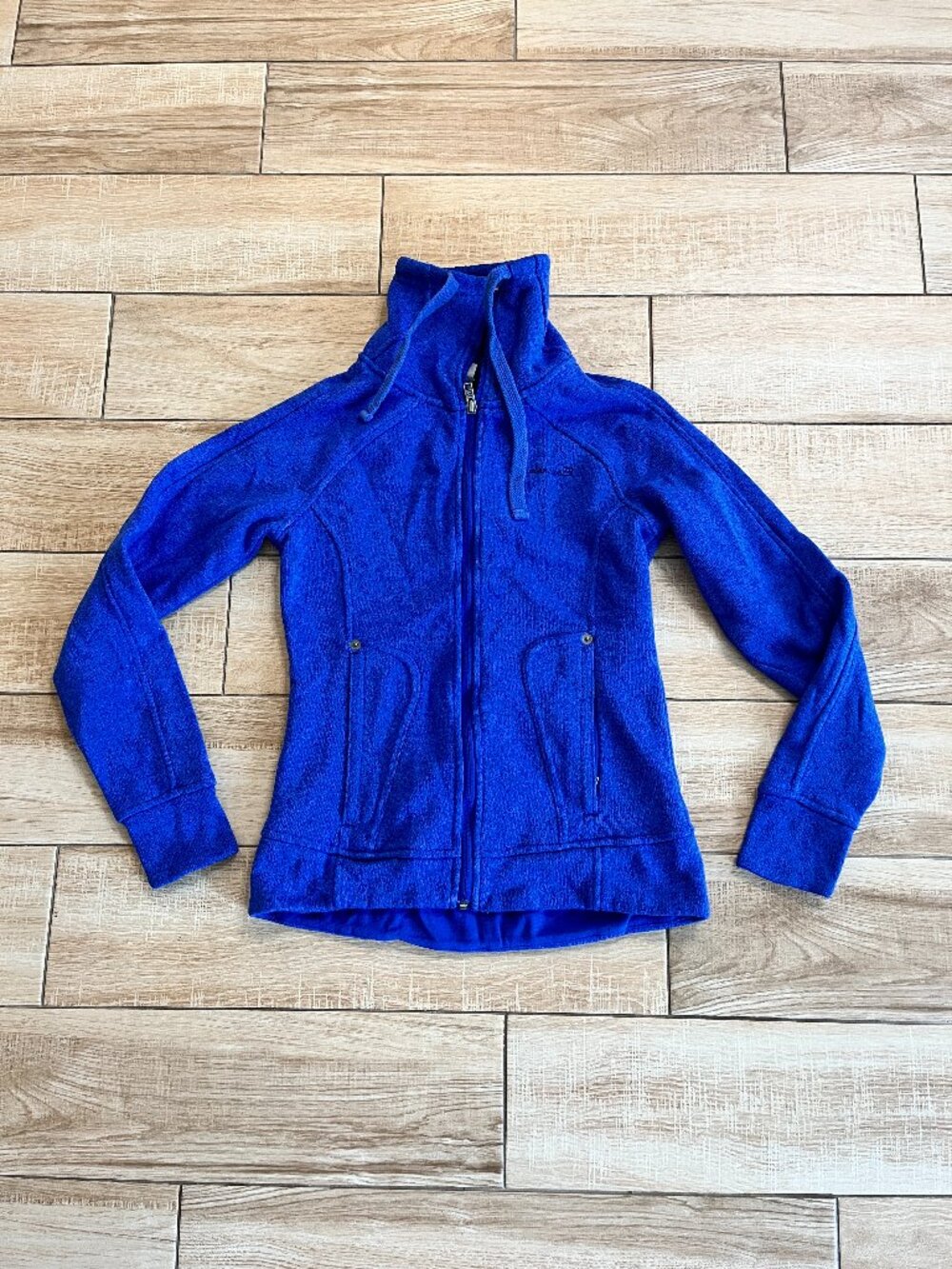 Womens Avalanche Blue Zipper Jacket - S